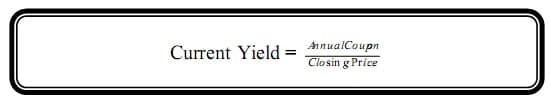 current yield formula