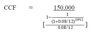 loan amortization formula